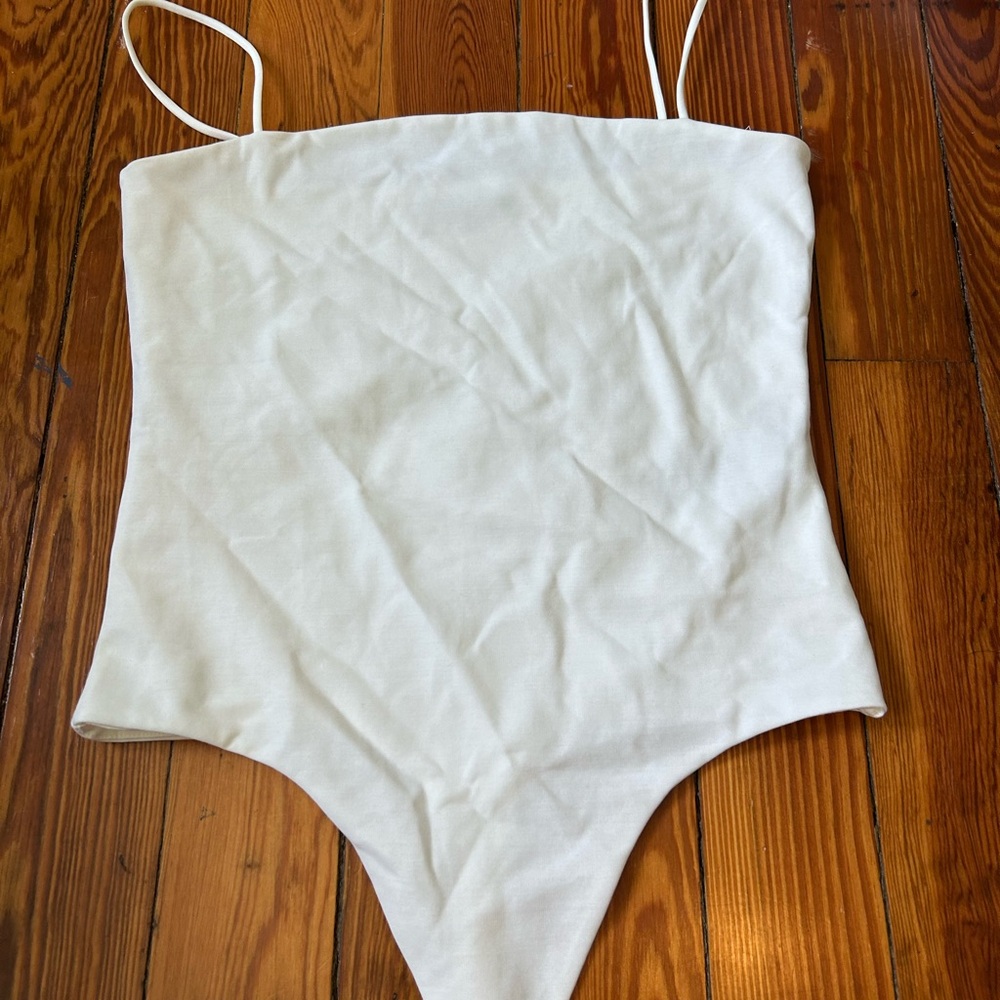 AllSaints Elegant White Bodysuit